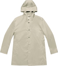 The Glenrowan Pale Grey Cotton Trench Coat